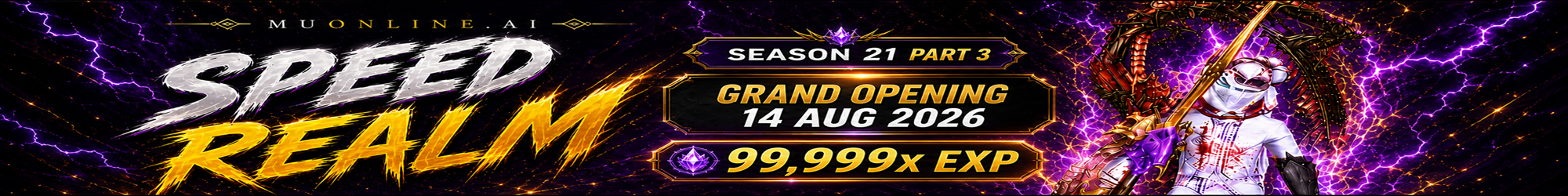 MUOnline.AI Speed Realm Banner