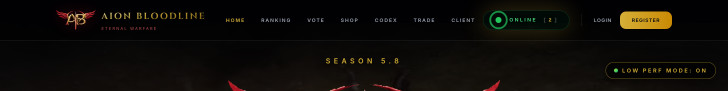 Aion Bloodline 5.8 | Private Server Banner