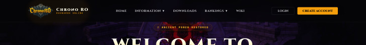 Chrono RO - Server Ragnarok Online Banner